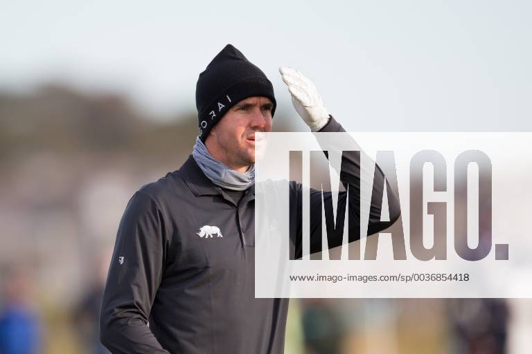 6th October 2018, Carnoustie Golf Links, Carnoustie, Scotland; Alfred Dunhill Links Championship, third round; Former England cricket international Kevin Pietersen ActionPlus12068461 DavidxYoung