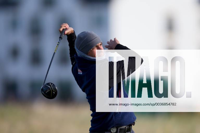6th October 2018, Carnoustie Golf Links, Carnoustie, Scotland; Alfred Dunhill Links Championship, third round; American surfer Kelly Slater plays his shot from the tee on the second hole ActionPlus12068474 DavidxYoung