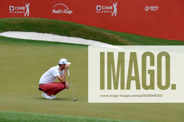 Kuala Lumpur, Malaysia - Chesson Hadley of United States prepares to play during the first round of the CIMB Classic at TPC Kuala Lumpur on 11 October, 2018 in Kuala Lumpur, Malaysia CIMB Classic - Round One - ZUMAn230 20181011_zaa_n230_101