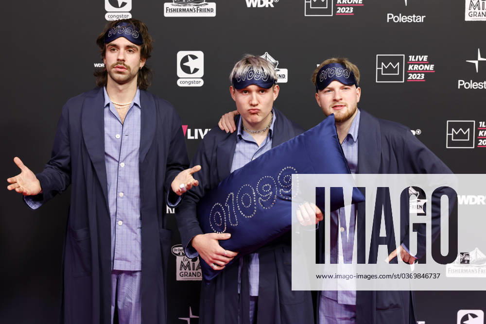 The band 01099 at the 24 award ceremony of the 1LIVE Krone 2023 in the Lokschuppen Bielefeld Bielefeld, 30 11 2023 NRW Germany