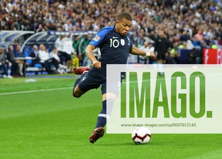 Kylian Mbappe France France 16 10 2018 France vs Germany 4 Gameday UEFA Nations League Stade de France DISCLAIMER DFB regulations prohibit any use of photographs