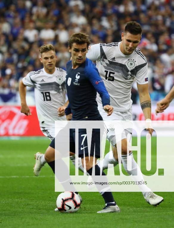 Antoine Griezmann France France vs Niklas Süle Germany Germany 16 10 2018 France vs Germany 4 Gameday UEFA Nations League Stade de France DISCLAIMER DFB regulations prohibit any use of photographs
