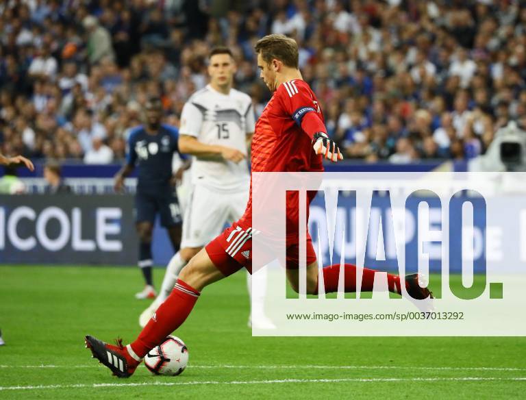 Goalkeeper Manuel Neuer Germany Germany 16 10 2018 France vs Germany 4 Gameday UEFA Nations League Stade de France DISCLAIMER DFB regulations prohibit any use of photographs
