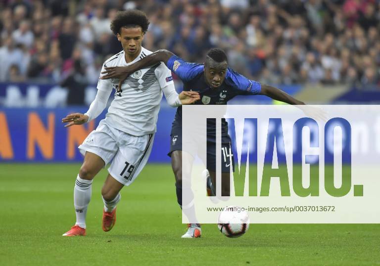 Matuidi vs Leroy Sane FOOTBALL : Ligue des Nations - France vs Allemagne 16 10 2018 MAO Panoramic