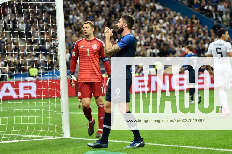 Olivier Giroud (fr) FOOTBALL : France vs Allemagne - 4eme Tour Ligue des Nations - Saint-Denis - 16 10 2018 ThierryBreton Panoramic