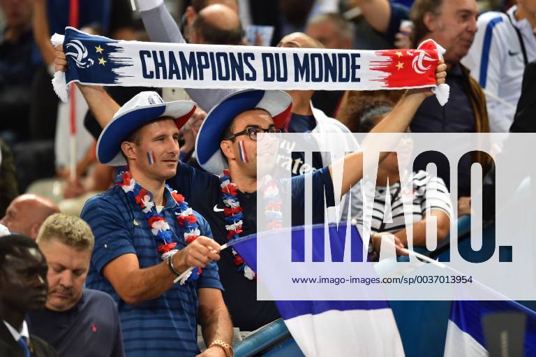 Football UEFA Nations League France Germany on 16 10 2018 at the Stade de France in Paris French supporters DFB regulations prohibit any use of photographs