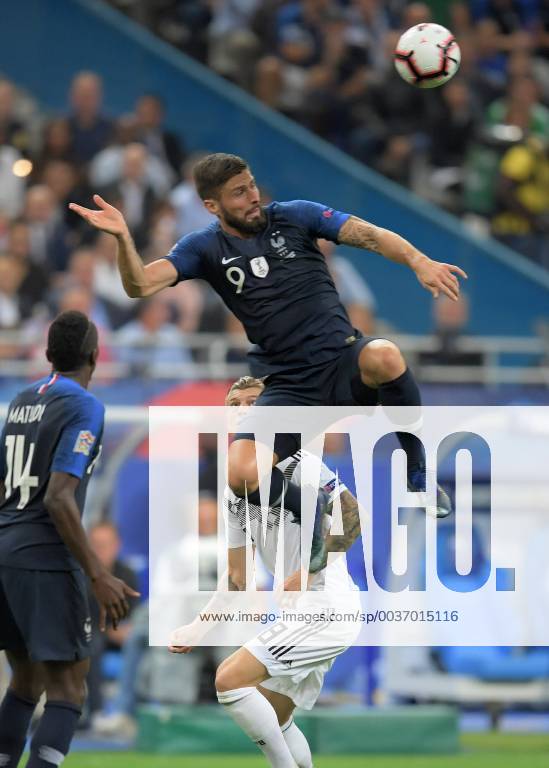 Football UEFA Nations League France vs Germany 16 10 2018 Stade de France Paris Olivier Giroud France Promotion Single shot