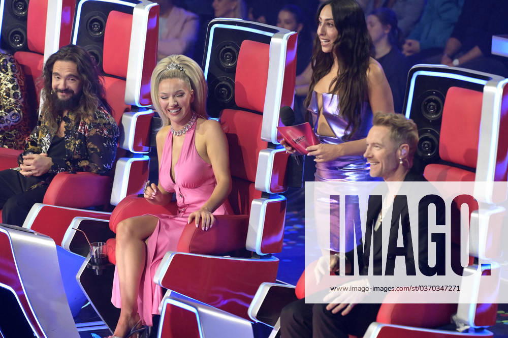 Tom Kaulitz, Shirin David, Melissa Khalaj and Ronan Keating in the semi-final of the 13th season of the casting show The Voice of Germany 2023 at Studio H Berlin Adlershof Berlin, 01 12 2023 Foto:xF.xFuturexImagex voice_halbfinale_1853