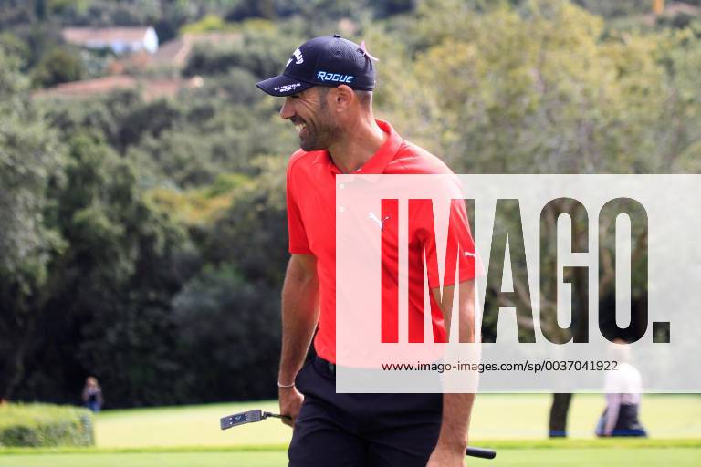 Spanish golfer Alvaro Quiros reacts during the second round of the Andalucia Valderrama Master golf tournament at Valderrama golf course in Cadiz, Andalusia, Spain, 19 October 2018. Andalucia Valderrama Masters golf tournament !ACHTUNG: NUR REDAKTIONELLE NUTZUNG!