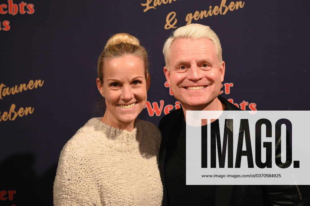 Presenter Guido Cantz and his wife Kerstin Ricker attend the premiere of the 8th Cologne Christmas Circus