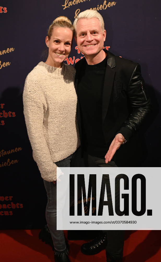 Presenter Guido Cantz and his wife Kerstin Ricker attend the premiere of the 8th Cologne Christmas Circus