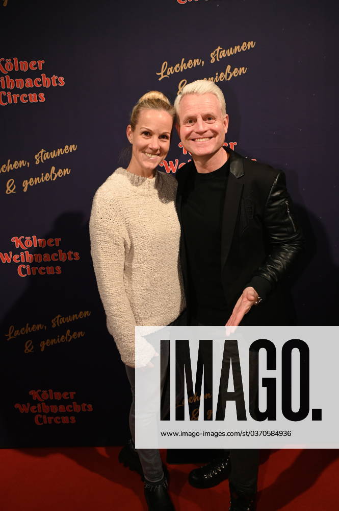 Presenter Guido Cantz and his wife Kerstin Ricker attend the premiere of the 8th Cologne Christmas Circus