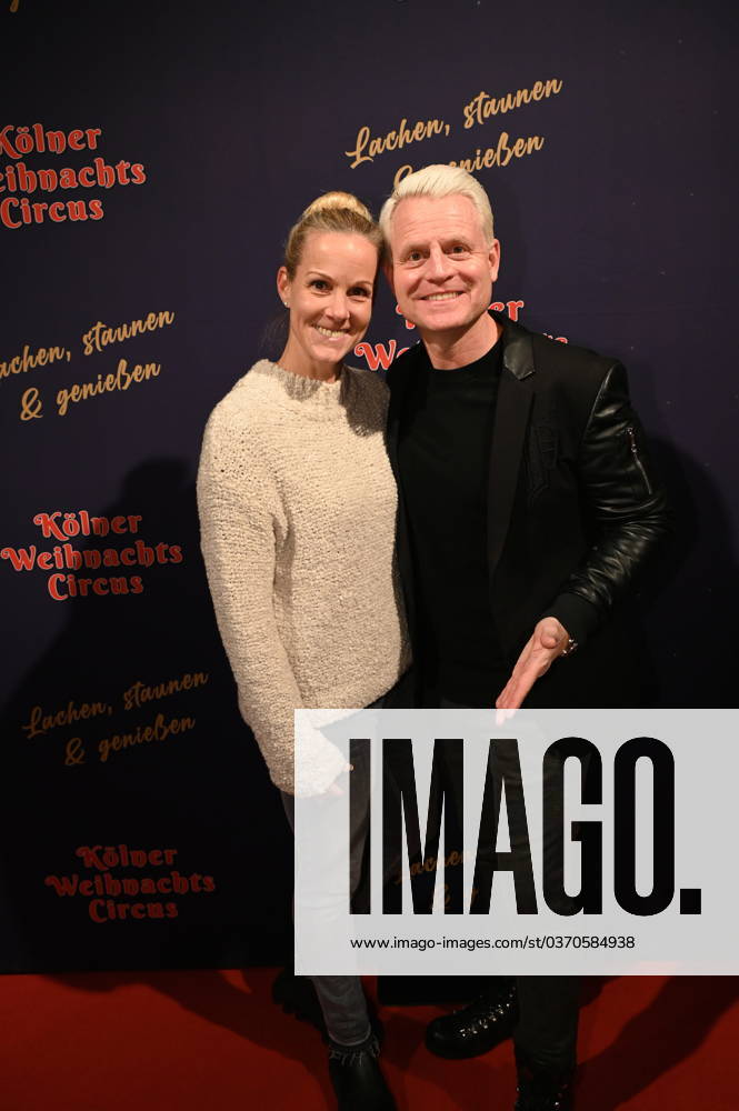 Presenter Guido Cantz and his wife Kerstin Ricker attend the premiere of the 8th Cologne Christmas Circus
