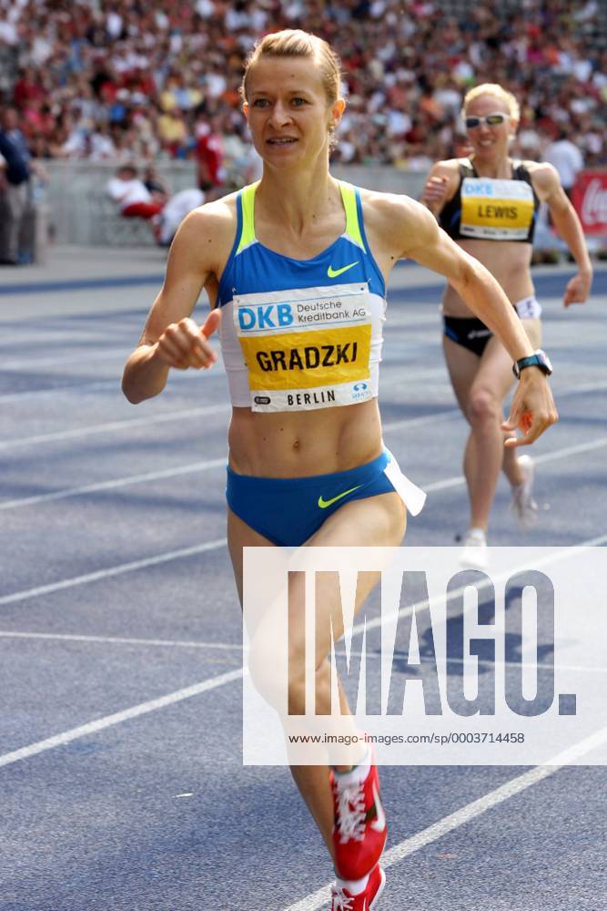 Monika Gradzki (Deutschland) Leichtathletik Damen ISTAF 2008, IAAF Golden League Meeting, Leichtathletikmeeting, Sportfest, 800m Einzelbild Berlin