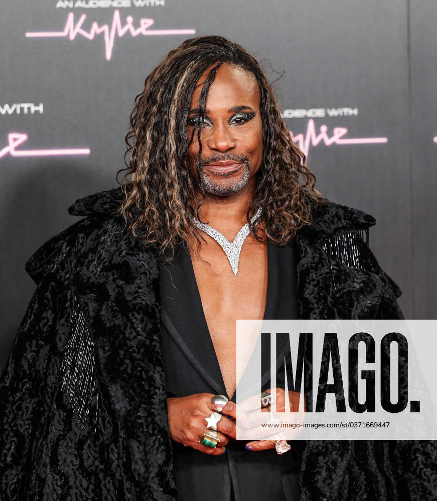 Celebrities At An Audience With Kylie In London Billy Porter seen attending An Audience With Kylie at the Royal Albert Hall in London, Credit:Avalon
