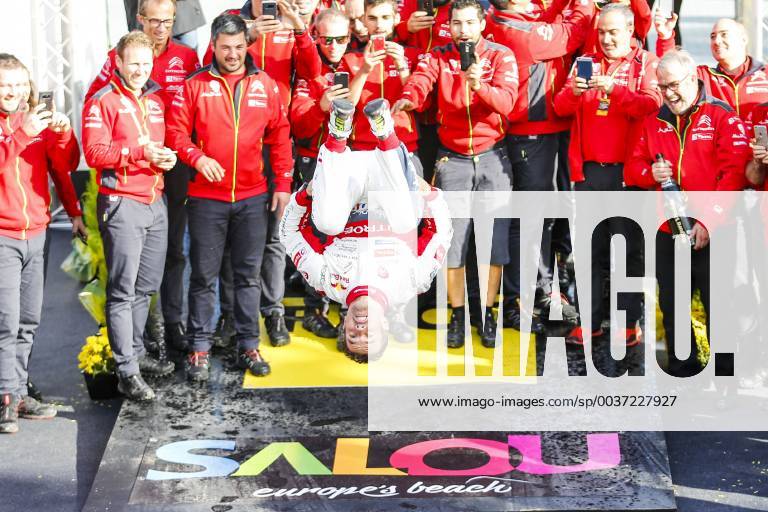 KW43 PODIUM VICTOIRE DE SEBASTIEN LOEB ET DANIEL ELENA AUTOMOBILE : WRC Motorsport Rallye WM Rallye RACC catalogne - 28 10 2018 SPRESSE PANORAMIC