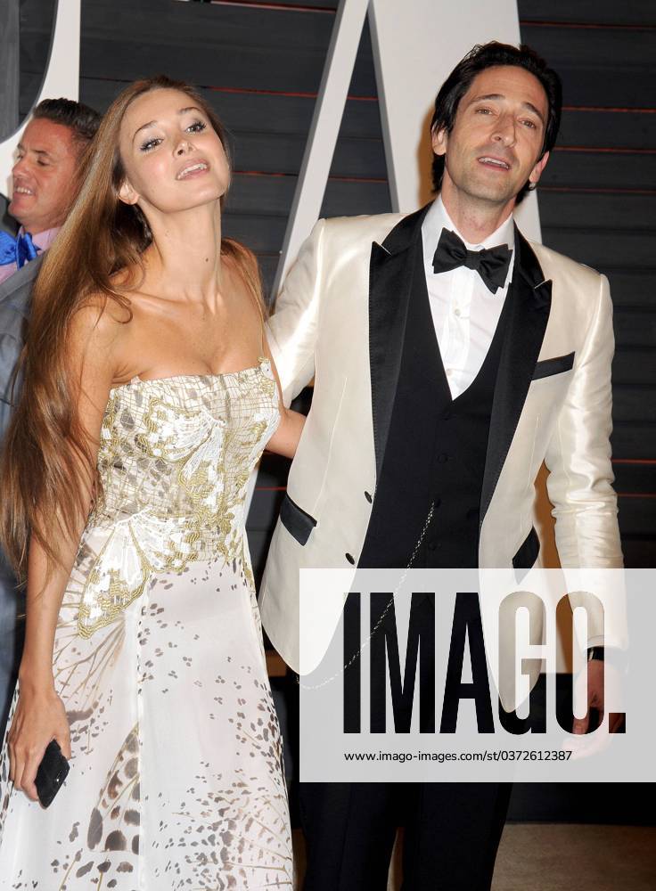 2015 Vanity Fair Oscar Party - Arrivals Adrien Brody, Lara Lieto arrives at the 2015 Vanity Fair Oscar Party Hosted By Graydon Carter at Wallis Annenberg Center for the Performing Arts on February 22, 2015 in Beverly Hills, California., Credit:Dennis Van Tine Avalon