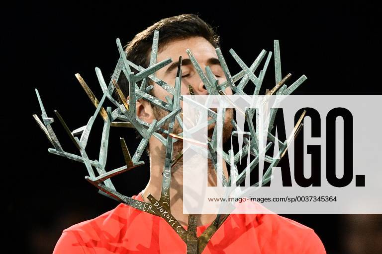 KW44 Victory of Russian Karen Khachanov in the Final against Novak Djokovic (SER) at the Rolex Paris Masters at the AccorHotels Arena in Paris, France, November 4, 2018 JulienxMattiax Pictorium LePictorium_0192888