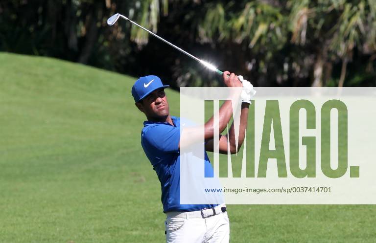 US golfer Tony Finau participates in the second round of the Mayakoba Classic of the PGA Golf Herren in Playa del Carmen, in the state of Quintana Roo, Mexico, 09 November 2018. PGA Mayakoba Classic in Mexico !ACHTUNG: NUR REDAKTIONELLE NUTZUNG!
