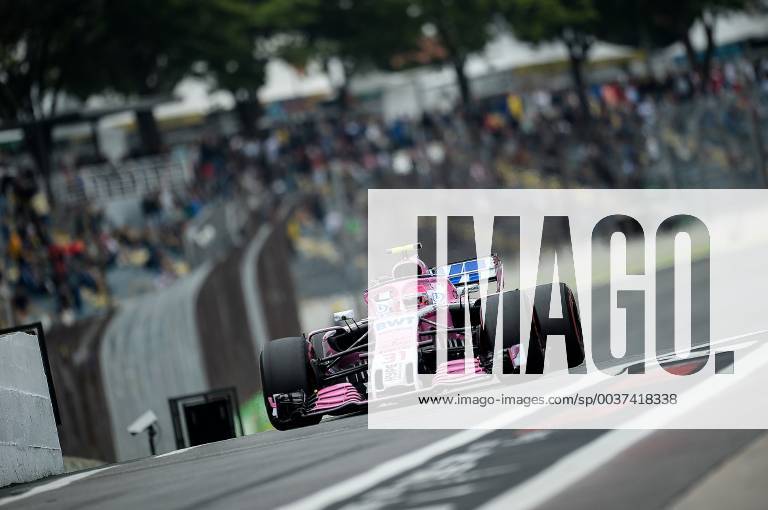 Esteban Ocon Sahara Force India F1 formula 1 GP Brazil at Sao Paulo Interlagos 09 11 2018 Photo mspb Bairros Esteban Ocon formula 1 GP Brazil 2018