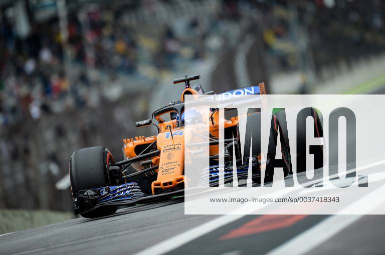 Fernando Alonso McLaren Renault formula 1 GP Brazil in Sao Paulo Interlagos 09 11 2018 Photo mspb Bairros Fernando Alonso formula 1 GP Brazil 2018
