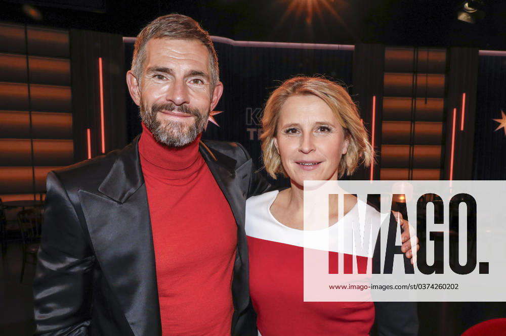 Micky Beisenherz and Susan Link at the recording of the WDR talk show Kölner Treff in WDR Studio BS 2 Cologne, 12 12 2023 Foto:xR.xSchmiegeltx xFuturexImagex koelner1212_3206