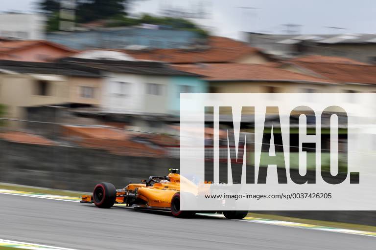 Motorsports: FIA Formula One World Championship WM Weltmeisterschaft 2018, Grand Prix of Brazil World Championship;2018;Grand Prix;Brazil , 2 Stoffel Vandoorne (BEL, McLaren Honda), Sao Paulo Brazil