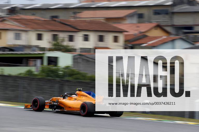 Motorsports: FIA Formula One World Championship WM Weltmeisterschaft 2018, Grand Prix of Brazil World Championship;2018;Grand Prix;Brazil , 2 Stoffel Vandoorne (BEL, McLaren Honda), Sao Paulo Brazil