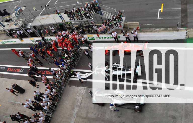 Lewis Hamilton Valtteri Bottas Sebastian Vettel formula 1 GP Brazil in Sao Paulo Interlagos 10 11 2018 Photo mspb Jerry Andre Lewis Hamilton Valtteri Bottas Sebastian Vettel formula 1 GP Brazil 2018