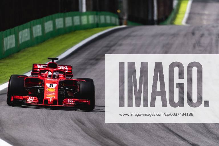 Grande Prêmio do Brasil de Fórmula 1 2018 SÃO PAULO, SP - 10.11.2018: GRANDE PRÊMIO DO BRASIL DE FÓRMULA 1 2018 - Sebastian VETTEL, GER, Team Scuderia Ferrari, Ferrari SF71H, during the Brazilian Grand Prix of Formula 1 2018 held at the Autodromo de Interlagos in São Paulo, SP. (Photo: Victor Eleutério Fotoarena) x1638334x VictorxEleutério