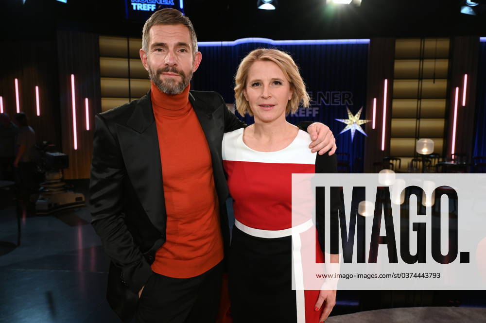 The presenters Micky Beisenherz and Susan Link as hosts of the WDR talk show Kölner Treff
