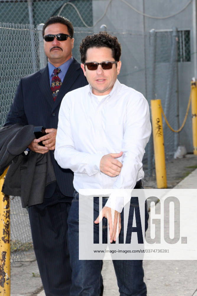 J. J. Abrams greets fans and signs autographs after appearing on Jimmy Kimmel Live! in Los Angeles to promote his new sci-fi movie 62507, LOS ANGELES, CALIFORNIA - Thursday June 9, 2011. J. J. Abrams greets fans and signs autographs after appearing on the Jimmy Kimmel Live! in Hollywood to promote his new movie sci-fi thriller Super 8 . Photograph: Fallen Star, PacificCoastNews.com UK OFFICE:+44 131 557 7760 7761 US OFFICE:1 310 261 9676, Credit:Fallen Star, PacificCoastNews.com Avalon USA