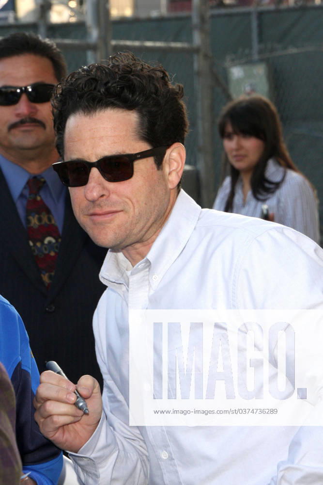 J. J. Abrams greets fans and signs autographs after appearing on Jimmy Kimmel Live! in Los Angeles to promote his new sci-fi movie 62507, LOS ANGELES, CALIFORNIA - Thursday June 9, 2011. J. J. Abrams greets fans and signs autographs after appearing on the Jimmy Kimmel Live! in Hollywood to promote his new movie sci-fi thriller Super 8 . Photograph: Fallen Star, PacificCoastNews.com UK OFFICE:+44 131 557 7760 7761 US OFFICE:1 310 261 9676, Credit:Fallen Star, PacificCoastNews.com Avalon USA