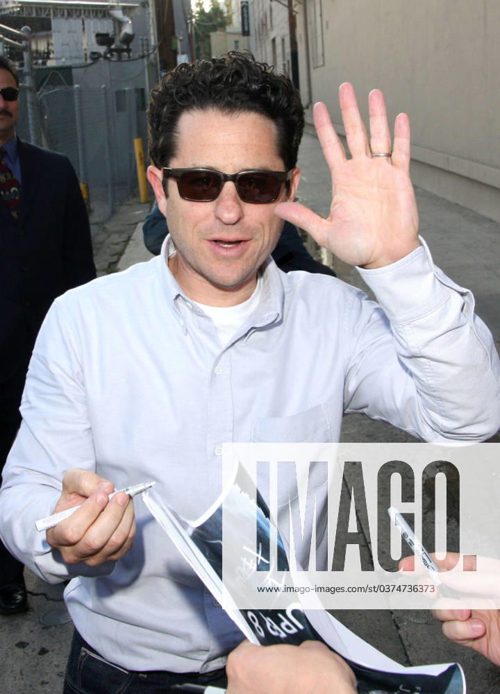 J. J. Abrams greets fans and signs autographs after appearing on Jimmy Kimmel Live! in Los Angeles to promote his new sci-fi movie 62507, LOS ANGELES, CALIFORNIA - Thursday June 9, 2011. J. J. Abrams greets fans and signs autographs after appearing on the Jimmy Kimmel Live! in Hollywood to promote his new movie sci-fi thriller Super 8 . Photograph: Fallen Star, PacificCoastNews.com UK OFFICE:+44 131 557 7760 7761 US OFFICE:1 310 261 9676, Credit:Fallen Star, PacificCoastNews.com Avalon USA