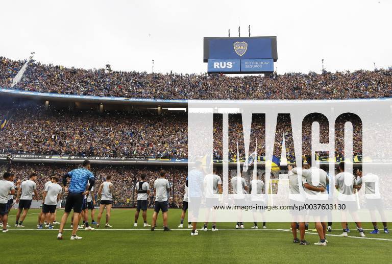 Buenos Aires, 22 de noviembre de2018 Entrenamiento de Boca Juniors a puertas abiertas en la Bombonera. Photogamma Photosport Entrenamiento de Boca Juniors, previo a la final de Copa Libertadores.