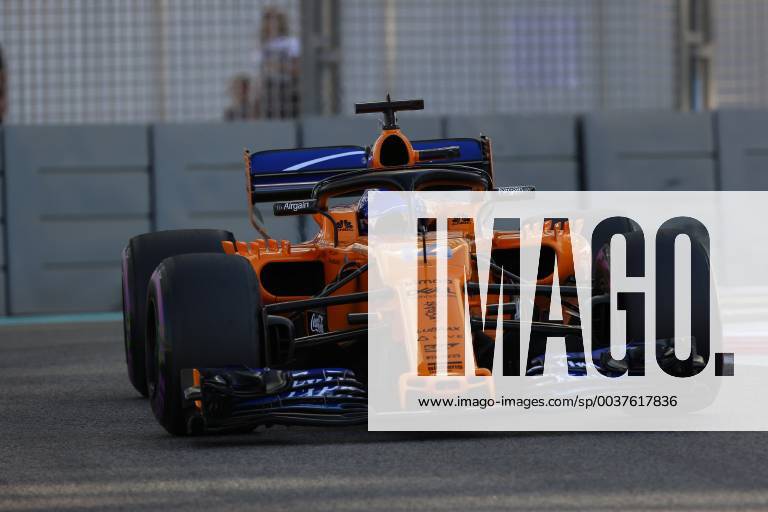 Fernando Alonso McLaren Renault formula 1 GP Abu Dhabi Yas Marina Circuit VAE 23 11 2018 photo mspb Jean Petin Fernando Alonso formula 1 GP VAE 2018