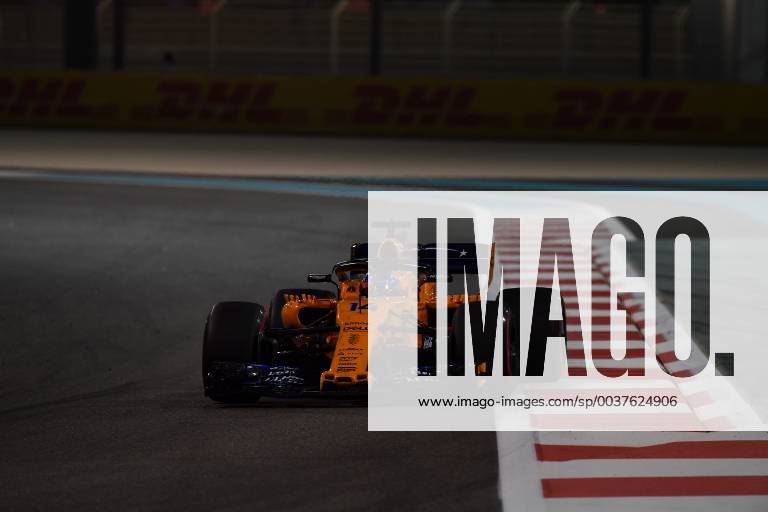 Fernando Alonso McLaren Renault formula 1 GP Abu Dhabi Yas Marina Circuit VAE 24 11 2018 Photo mspb Jerry Andre Fernando Alonso formula 1 GP VAE 2018