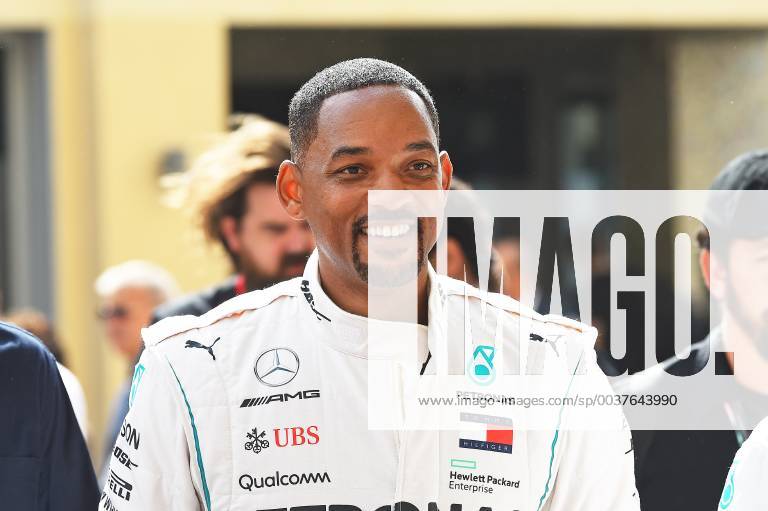 Formula 1 FIA Grand Prix of Abu Dhabi 2018 Race Will Smith US American actor guest at Mercedes In Mercedes Racing Suit Abu Dhabi eel-fotografie Eberhard Krieger