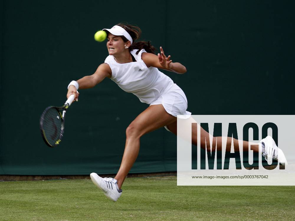 Julia Görges (Deutschland) Tennis Damen All England Championships 2008, Grand Slam, WTA Tour Einzelbild Wimbledon London