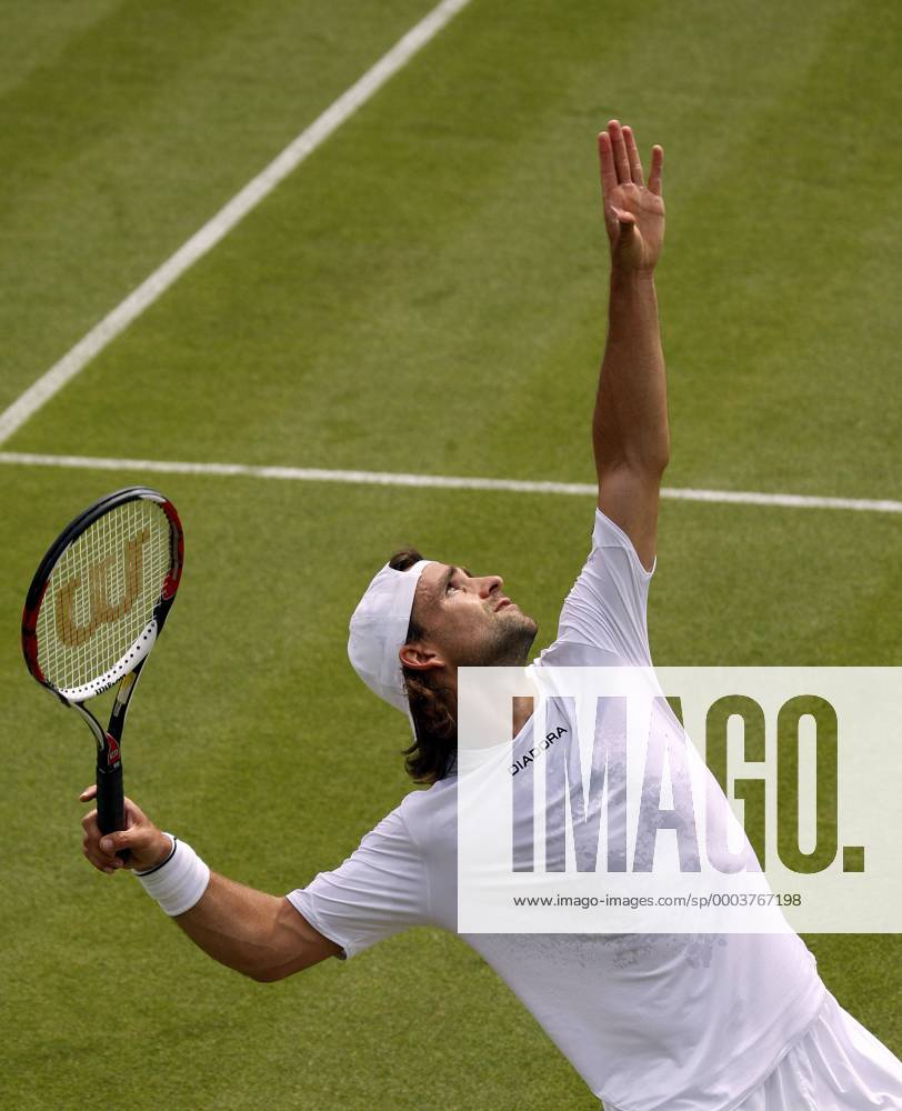 Nicolas Kiefer (Deutschland) Tennis Herren All English Championships 2008, Grand Slam, ATP Tour Einzelbild Wimbledon London