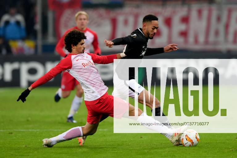 SOCCER - UEFA EL, RBS vs RB Leipzig SALZBURG,AUSTRIA,29.NOV.18 - SOCCER - UEFA Europa League, group stage, Red Bull Salzburg vs RasenBallsport Leipzig. Image shows Andre Ramalho (RBS) anf Matheus Cunha (RB Leipzig). GEPAxpictures xFlorianxErtl