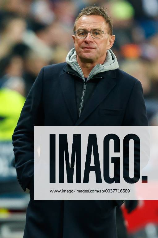 Austria Salzburg 29 11 2018 UEFA Europa League 2018 19 Season Preliminary Round Group Phase Group B 5 Matchday RB Salzburg RB Leipzig Coach Ralf Rangnick RBL watching DeFodi507
