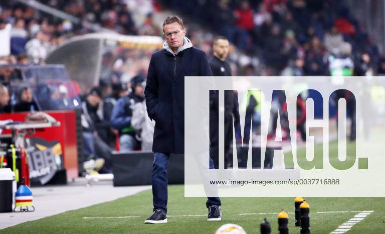 Salzburg RB Leipzig Football Euro League Salzburg 29 11 2018 Red Bull Arena Football UEFA Europa League Group B 5 Matchday FC Red Bull Salzburg vs. RB Leipzig In the picture head coach Ralf Rangnick RB Leipzig According to UEFA guidelines it is forbidden to use photographs taken in the stadium or from the match in the form of sequence pictures or video-like photo sequences or to have them exploited