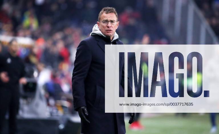 Salzburg RB Leipzig Soccer Euro League Salzburg 29 11 2018 Red Bull Arena Soccer UEFA Europa League Group B 5 Matchday FC Red Bull Salzburg vs. RB Leipzig 1 0 0 0 In the picture head coach Ralf Rangnick RB Leipzig According to UEFA specifications it is forbidden to use or have used photos taken in the stadium and or from the match in the form of sequence pictures and or video-like photo galleries