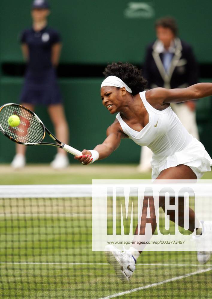 Serena Williams (USA) Tennis Damen All England Championship 2008, Grand Slam, WTA Tour Einzelbild Wimbledon London