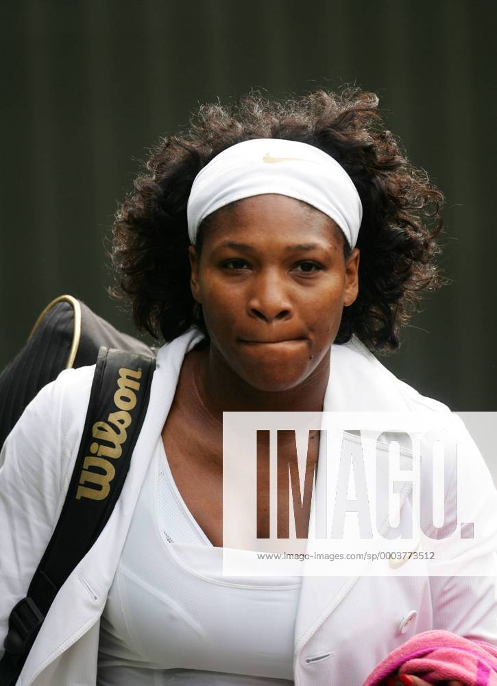 Serena Williams (USA) Tennis Damen All England Championship 2008, Grand Slam, WTA Tour Porträt Wimbledon London