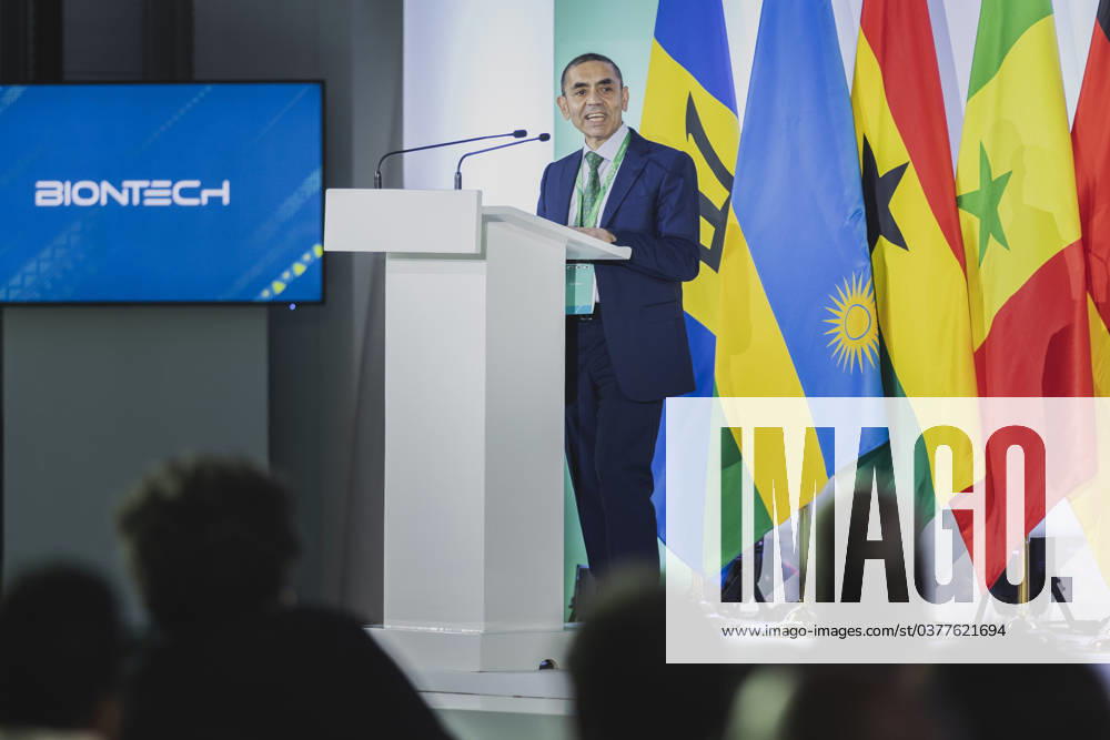 Prof. Ugur Sahin, CEO of Biontech SE, pictured at the inauguration ceremony for Biontechs mRNA vaccine production facility in Kigali, 18 12 2023 Baerbock travels to Rwanda for bilateral talks and to inaugurate the first mRNA vaccine production facility in Africa Kigali Rwanda