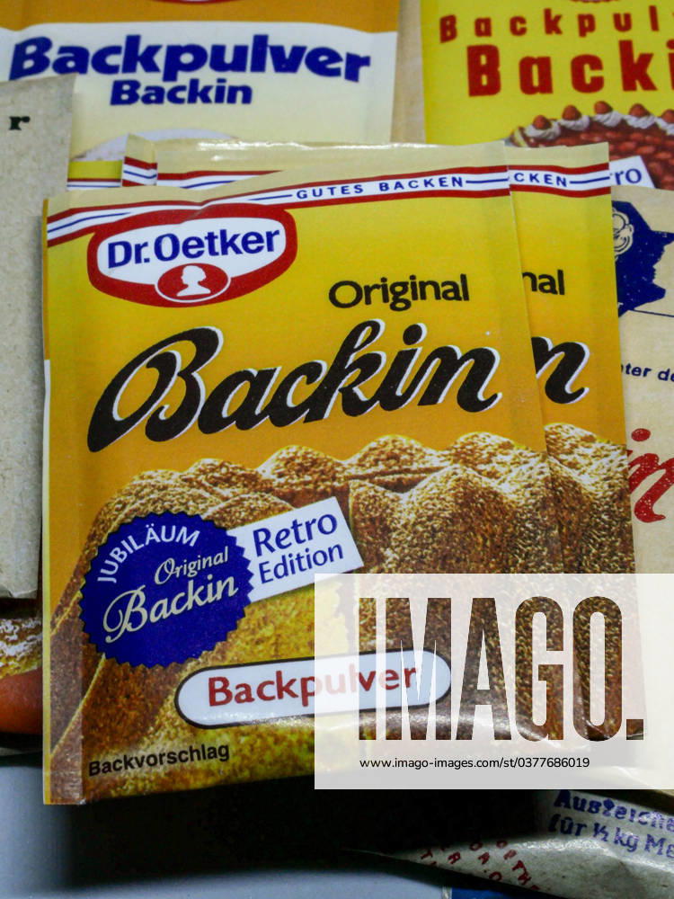 Dr Oetker Original Backin turns 130 years old Dr Oetker sells Backin baking powder in a retro edition 11 12 2023