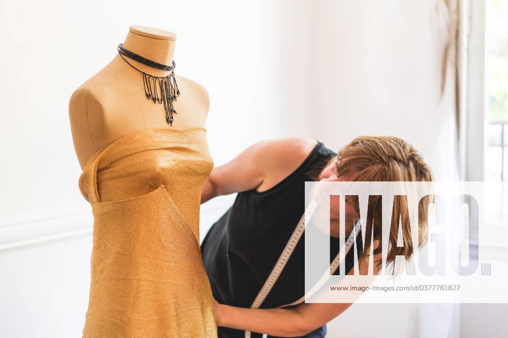 Fashion designer, the a Mannequin with a Garment attracts