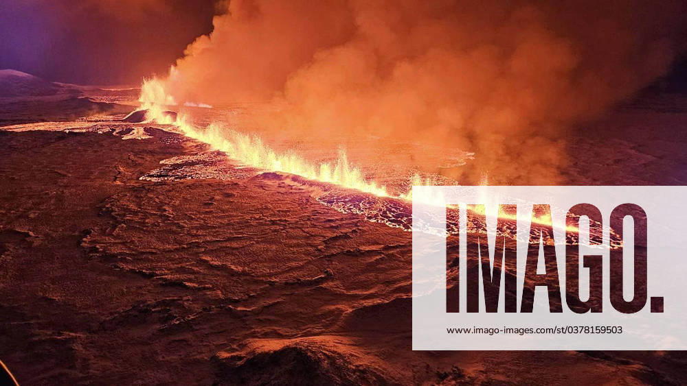 Magma flows on a hill near Grindavik on Iceland s Reykjanes Peninsula. A volcanic eruption started Monday night on Iceland s Reykjanes Peninsula, following an earthquake swarm, Iceland s Meteorological Office reported. Grindavik Iceland - ZUMA 20231219_int_z03_032
